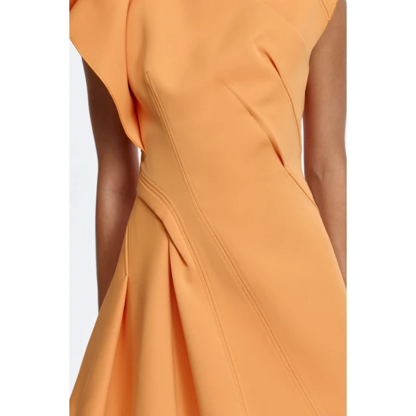 Acler Borras Mini Dress in Fanta, view 4