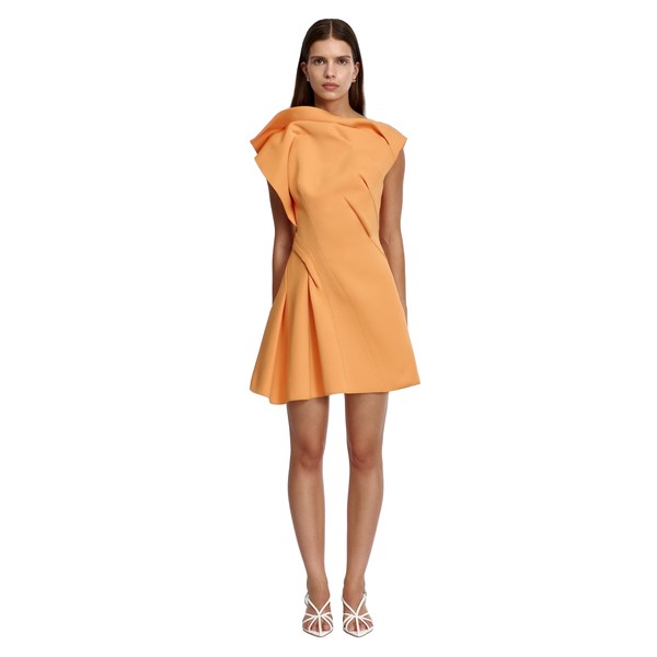Acler Borras Mini Dress in Fanta