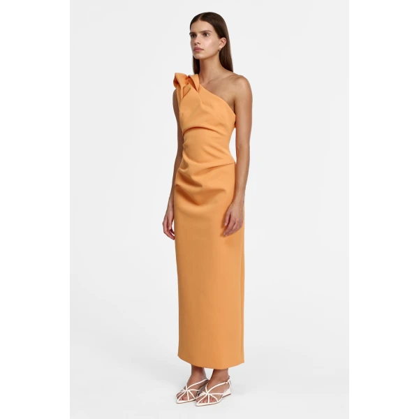 Acler Bracora Maxi Dress in Fanta, view 3