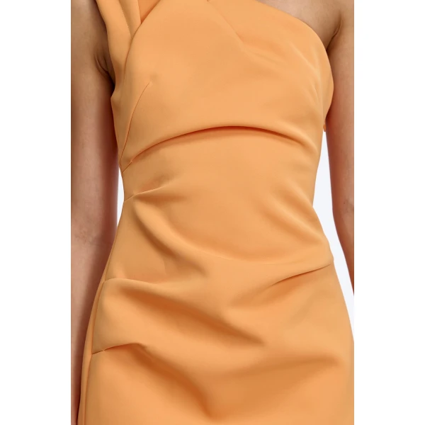 Acler Bracora Maxi Dress in Fanta, view 4