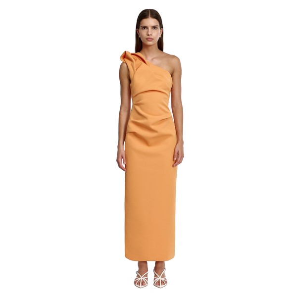 Acler Bracora Maxi Dress in Fanta