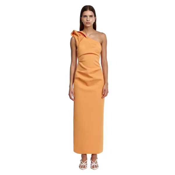 Acler Bracora Maxi Dress in Fanta