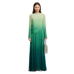 Acler Bridle Maxi Dress in Emerald Ombre