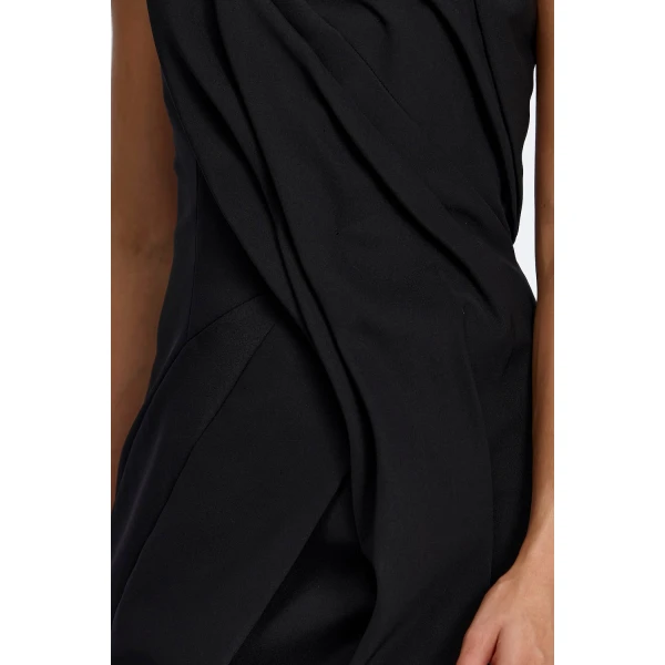 Acler Briget Mini Dress in Black, view 4