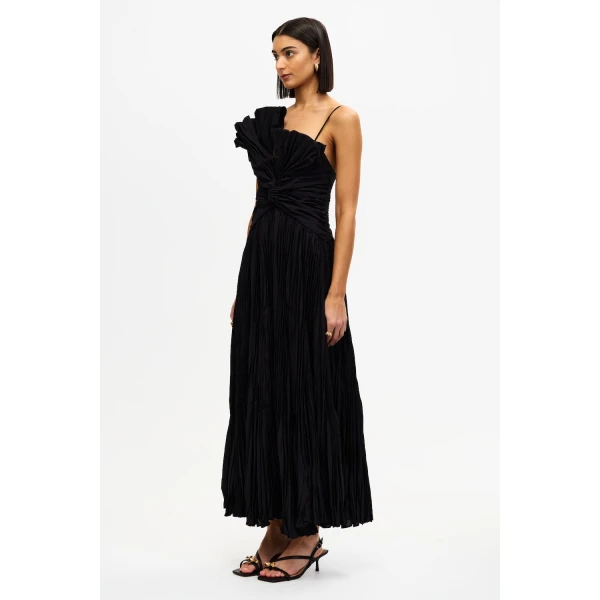 Acler Broadhay Maxi Dress in Black, view 2