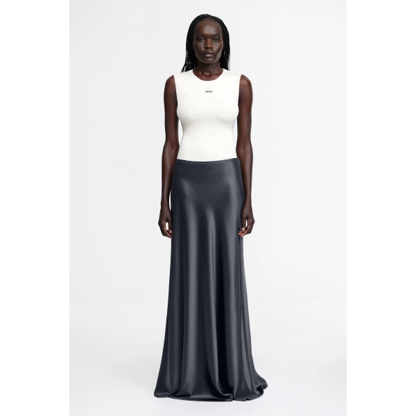 Acler Brosa Maxi Skirt in Charcoal, view 5