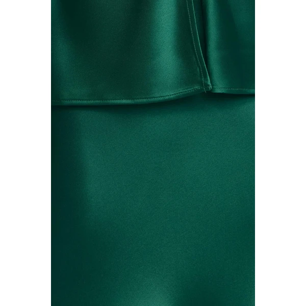 Acler Brosa Maxi Skirt in Deep Emerald, view 4