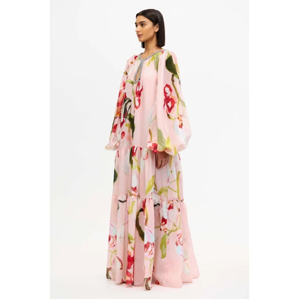 Acler Brosscroft Maxi Dress in Cherry Medley, view 2
