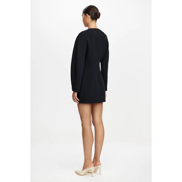 Acler Brotton Mini Dress in Black, view 3
