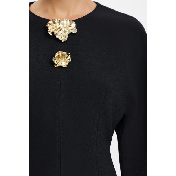 Acler Brotton Mini Dress in Black, view 4