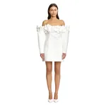 Acler Bunen Mini Dress in Ivory