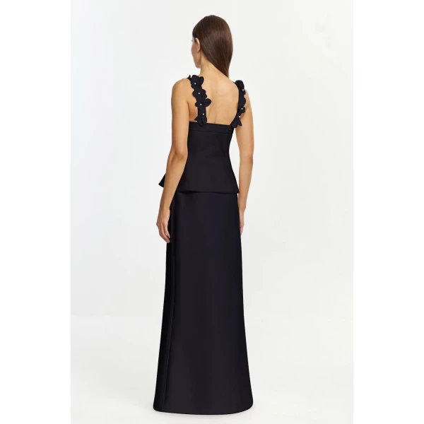 Acler Bunowen Maxi Dress in Black, view 3