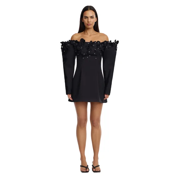 Acler Bunowen Mini Dress in Black