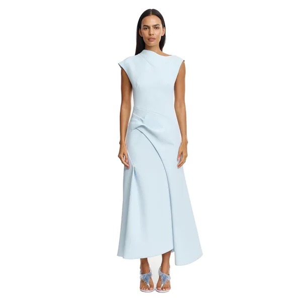 Acler Burbank Maxi Dress in Powder Blue