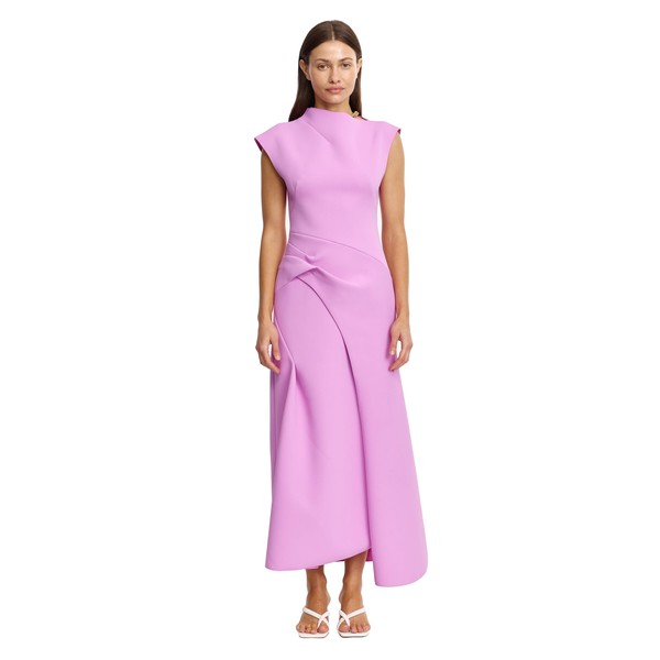 Acler Burbank Maxi Dress in Zinnia Pink