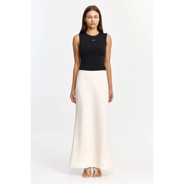 Acler Burbank Maxi Skirt in Pearl, view 5
