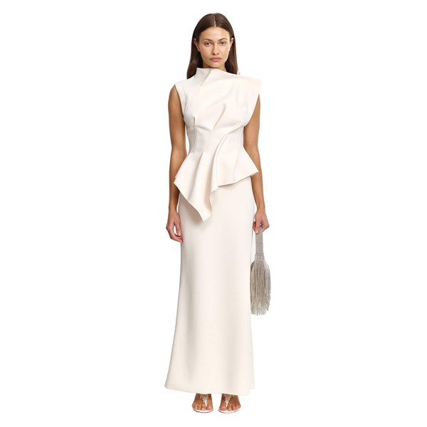 Acler Burbank Maxi Skirt in Pearl