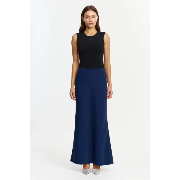 Acler Burbank Maxi Skirt in Sapphire, view 5
