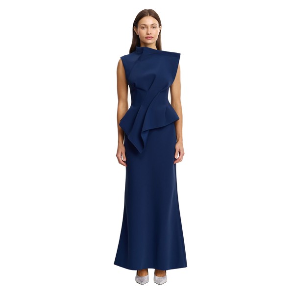 Acler Burbank Maxi Skirt in Sapphire
