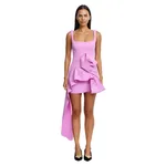 Acler Burbank Mini Dress in Zinnia Pink