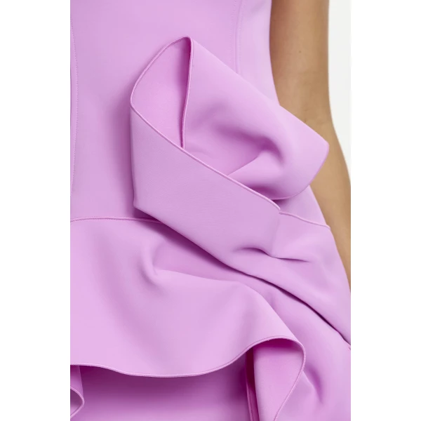 Acler Burbank Mini Dress in Zinnia Pink, view 4