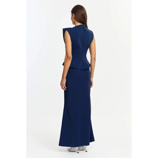 Acler Burbank Top in Sapphire, view 3
