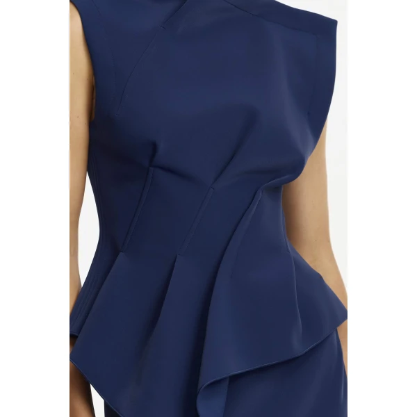 Acler Burbank Top in Sapphire, view 4