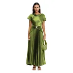 Acler Cairnhill Maxi Dress in Chive