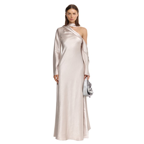 Acler Callands Maxi Dress in Silver