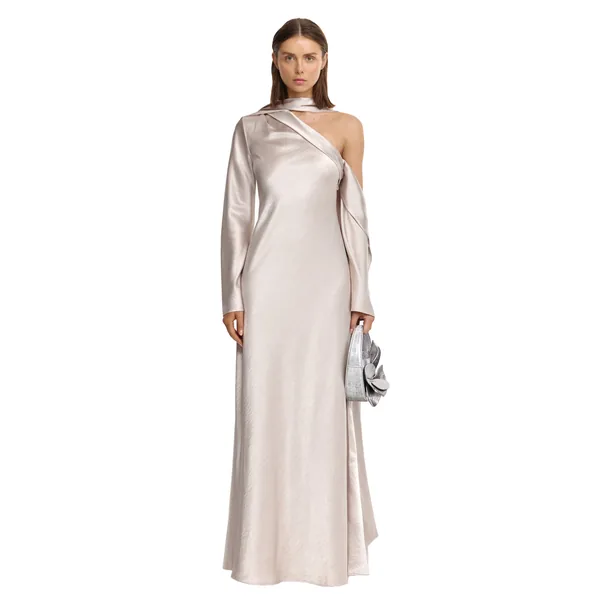 Acler Callands Maxi Dress in Silver