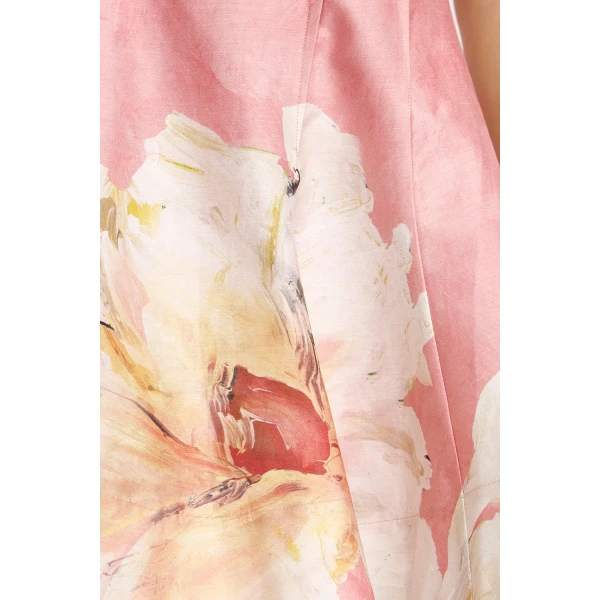 Acler Carryon Mini Dress in Sugar Peony, view 4