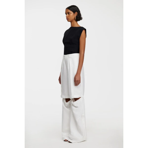 Acler Chapelhill Pant in Ivory, view 2