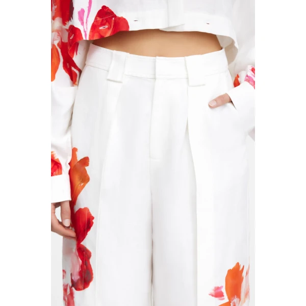 Acler Chapelhill Pant in Wildberry Bloom, view 4