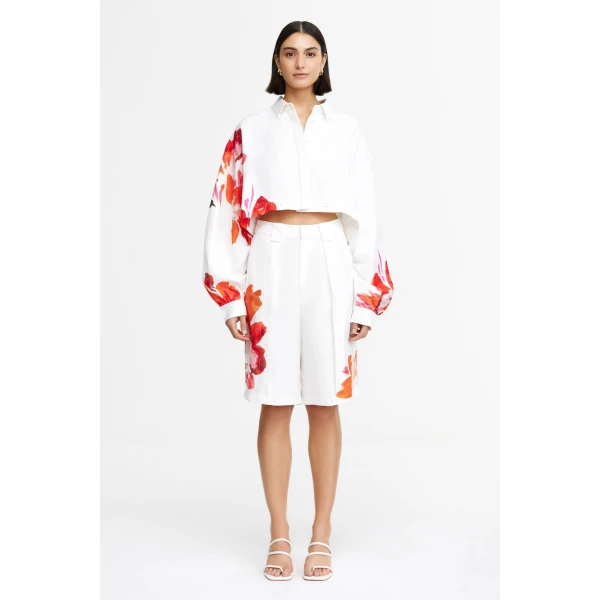Acler Chapelhill Pant in Wildberry Bloom, view 5