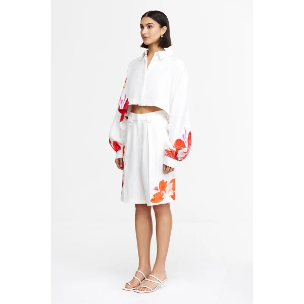 Acler Chapelhill Pant in Wildberry Bloom, view 6