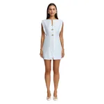 Acler Cindill Mini Dress in Powder Blue