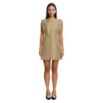 Acler Cindill Mini Dress in Walnut