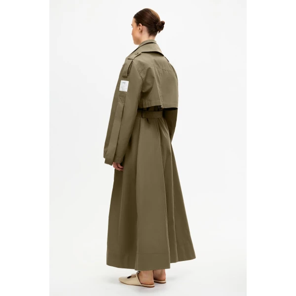Acler Conford Trench in Pecan Coat, view 5