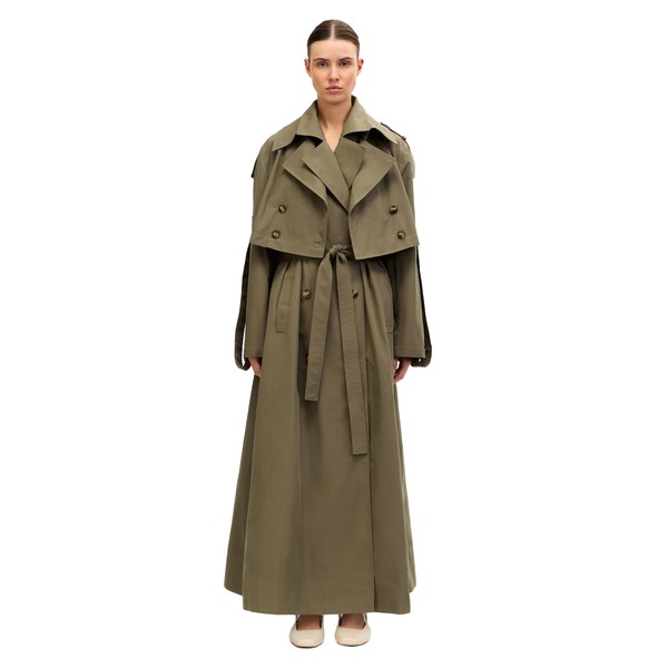Acler Conford Trench in Pecan Coat