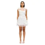 Acler Croanford Mini Dress in Ivory