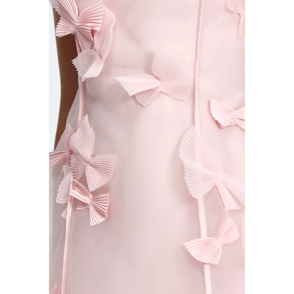 Acler Croanford Mini Dress in Primrose, view 4