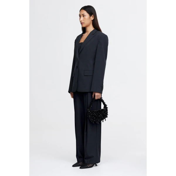 Acler Croxby Jacket in Charcoal, view 2