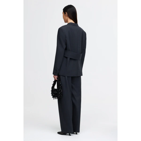 Acler Croxby Jacket in Charcoal, view 3