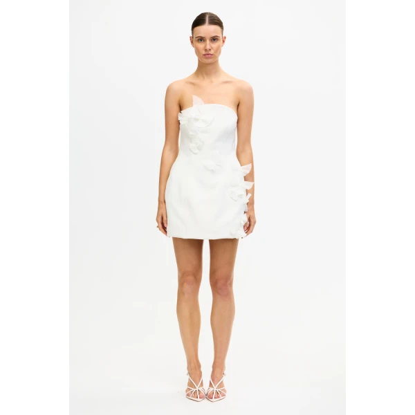 Acler Culloden Maxi Dress in Ivory, view 2