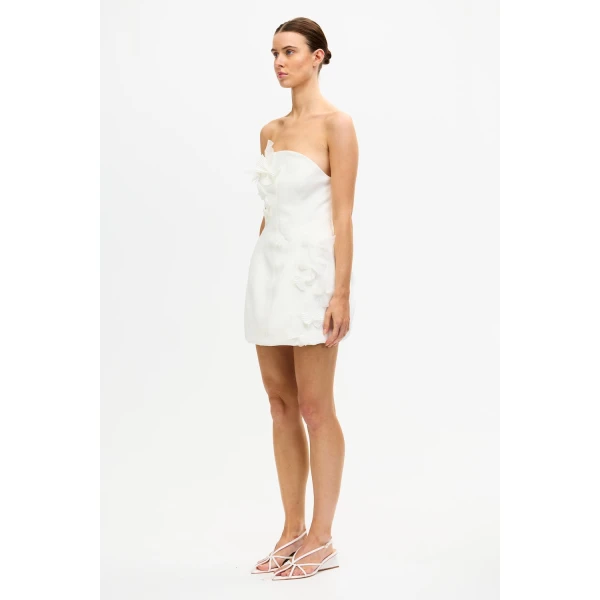 Acler Culloden Maxi Dress in Ivory, view 6