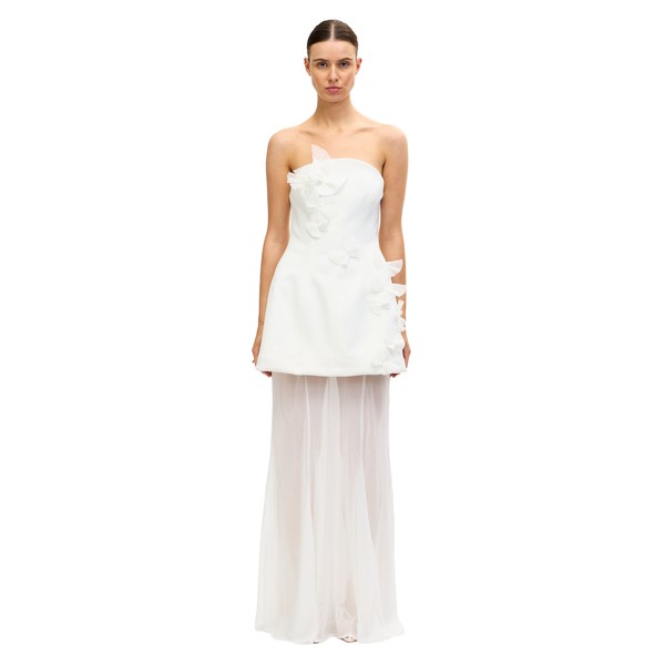 Acler Culloden Maxi Dress in Ivory