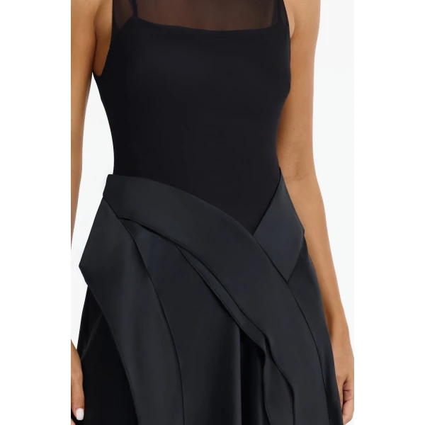 Acler Daleson Maxi Dress in Black, view 4
