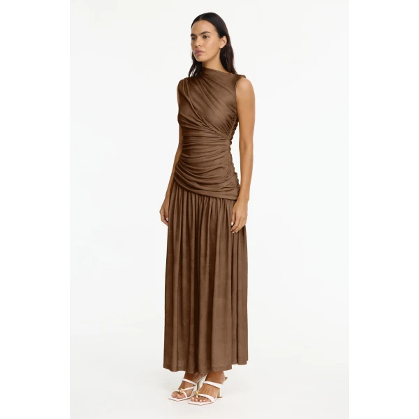 Acler Deanhill Maxi Dress in Sepia, view 2