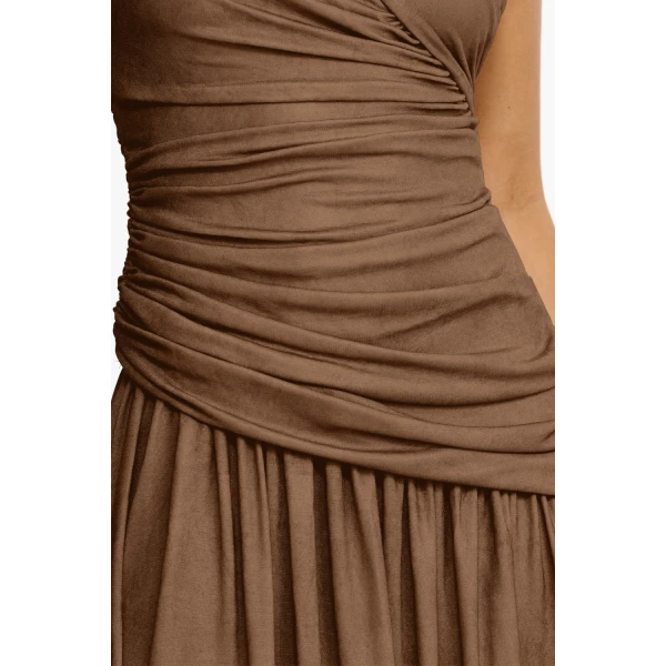Acler Deanhill Maxi Dress in Sepia, view 4