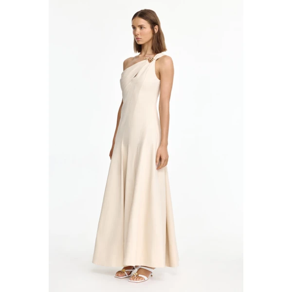 Acler Delgate Maxi Dress in Pebble, view 2